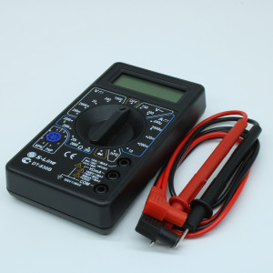 DT-830B, Мультиметр цифровой. Тест диодов, транзисторов, измерение тока, напряжения, сопротивления и других параметров.