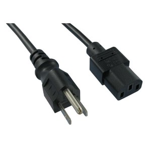 312126-01, Кабели питания переменного тока SJT PWR CORD 18AWG 125V 10A BLACK