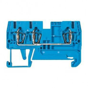 КЛЕММНИК ПРУЖ ПРОХОД 2,5ММ2 3ТЧК СИНИЙ C3(6) AB1RRN235U3BL