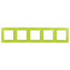 12-5005-26 Рамка на 5 постов, 2, лайм (10/100/1600) Б0019423