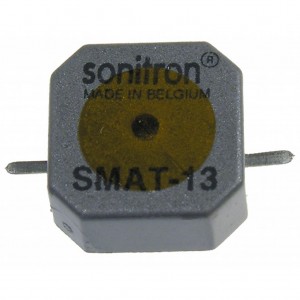 SMAT-13-S, ЧИП-излучатель звука пьезокерамический 800...5000Гц электропитание до 30В переменного тока