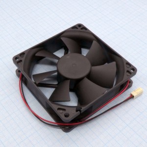 EC9225HH12B, Вентилятор 12В, 92х92х25мм, подшипник качения, 3000 об/мин