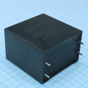 226K901D21101, Конденсатор металлоплёночный полипропиленовый 22 мкФ 10% 900 В dc, 22 А,  42*28*42 мм, p=37.5 мм