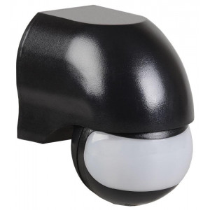 Детектор движения ДД 010 1100Вт угол обз. 180град. дальн. 10м IP44 черн. LDD10-010-1100-002