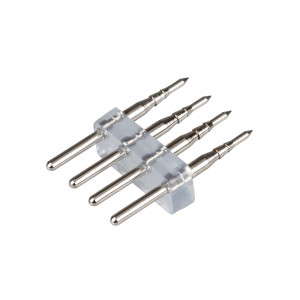 Силовой коннектор ARL-4pin RGB 022303, Силовой 4-х контактный коннектор для подключения шнура питания к RGB гибкому неону серии NEON.