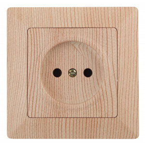 4-201-11 Розетка 2P, 16А-250В, СУ, Solo, сосна (10/200/3200) Б0043311
