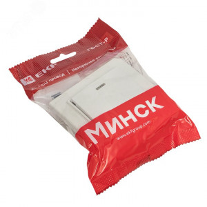 Выключатель 1-кл. СП Минск 10А IP20 с индикатором бел. Basic ERV10-121-10