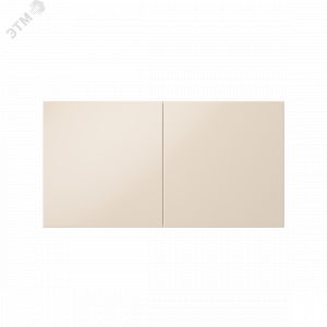 Розетка 2-м СП AtlasDesign 16А IP20 с заземл. защ. шторки со сдвижн. крышкой в сборе беж. SE ATN000228