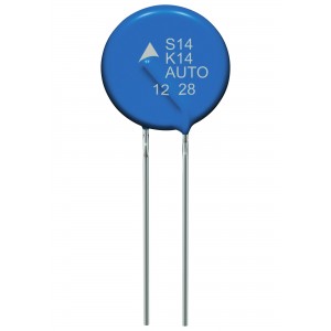 B72214S0170K101, Варистор из оксида металла 17В переменного тока/22В постоянного тока 1000A 27В предел монтаж в отверстие радиальный автомобильного применения россыпь