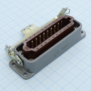 РШАГПБ-20,  20-ти контактная приборная розетка