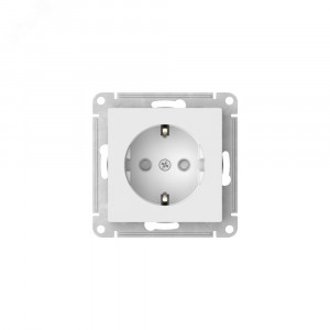 Розетка AtlasDesign 16А с заземл. защ. шторки быстрозажим. клем. механизм бел. SE ATN000145S