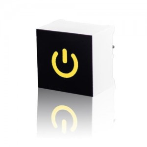 CTHS15CIC07ONOFF, Pushbutton Switches CTH SQR 15mm LED 2.1V Lead Ylw OnOff