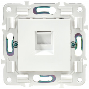 SKANDY Розетка компьютерная RJ45 кат.5E SK-K01W арктический белый IEK SK-K10-1-K01
