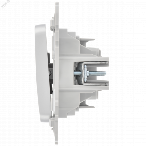 FLITE Выключатель 1-клавишный 10А ВС11-1-0-ФлА алюминий IEK FI-V10-0-10-1-K47