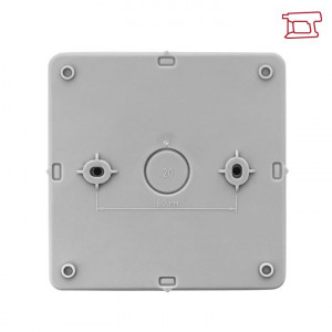 Коробка распределительная КМР-030-034 пылевлагозащищенная без мембранных вводов (100х100х50) PROxima plc-kmr-030-034