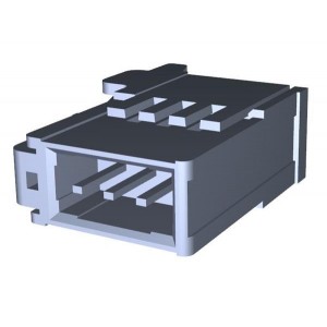 1-1473562-6, Проводные клеммы и зажимы RITS PLUG 6P RED