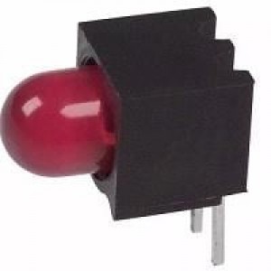 5380H1, Светодиодные индикаторы для печатного монтажа RED DIFFUSED RIGHT ANGLE