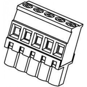 39533-7003, Съемные клеммные колодки 5.08MM EURO PLUG VER UG VERT RWE GRN 3CKT