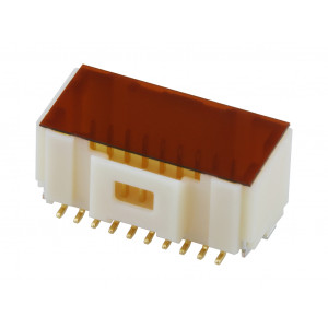 5011902017, Соединитель защищенный 20 контакт(-ов) 1мм луженый прямой для поверхностного монтажа лента на катушке