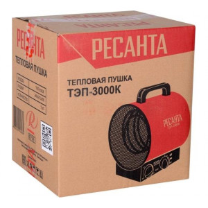 Пушка тепловая электрическая ТЭП-3000К кругл. 67/1/8