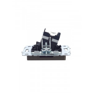 Розетка компьютерная СП RJ45 кат.5E BRITE РК10-БрТБ бронза IEK BR-K10-1-K45