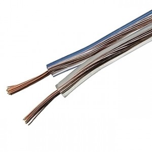 2X0.50 CU+CCA, Кабель акустический 2х0,5 мм2, прозрачный