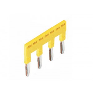 Соединительная перемычка 99.032.9999.9, Соединительная перемычка, 7 (1-3-5-7) полюсов, изолированная, вилочная, для клемм: WT 2,5; WTP 2,5/4; WKFN 2,5 цвет: желтый