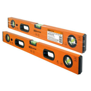 Уровень (ватерпас) 100 см, 3 глазка, алюминиевый, усиленный, с магнитом, серия "Алмаз" SQ1022-0104