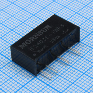 IF2403S-1WR3, Преобразователь DC/DC на печатную плату вход 24В выход +3В 300мА 1Вт