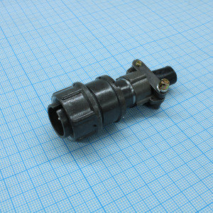 2PM18-4TJQB2, Прямая кабельная вилка, 4 контакта