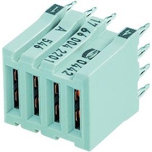 17660042201, Жесткие метрические разъемы HM POWER SOCKET 4POL