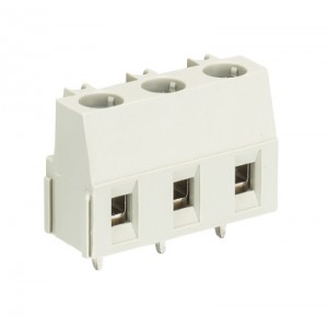 Клемма Wiecon 8491 / 3 OB, Клемма горизонтальный подвод кабеля, на плату, шаг: 7.62 мм, 3 полюса, фиксация провода винтовая, исполнение: без маркировки, 300V, 16А, цвет: серый