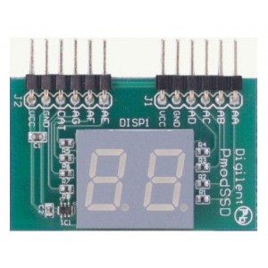 410-126, Средства разработки визуального вывода PmodSSD - Seven- Segment display