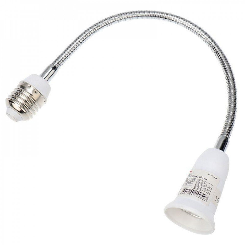 Изображение товара Переходник E27-E27 гибкий 300 мм Rexant 11-8869 для светильников