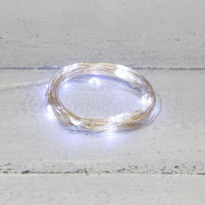 Гирлянда Роса 5 м, 50 LED, USB, белое свечение 315-965