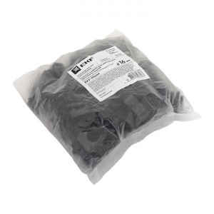 Крепеж-клипса для монтажного пистолета d16 мм (100 шт) черная Plast derjp-z-16-black