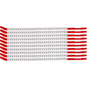 brd133118, SCN-10-I клипсы белые, 300шт/упак, для провода 2,8-3,4мм диаметра, легенда I