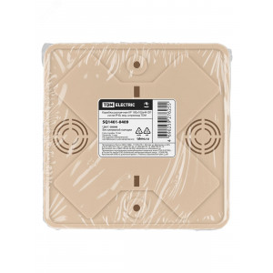 Коробка распаячная КР 100х100х44 ОП сосна IP40, инд. штрихкод SQ1401-0409