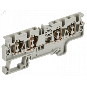 ARMAFIX Клемма пружинная CX4-3 4мм2 трехконтактная серая IEK AF-CT40-00-3-K03-004