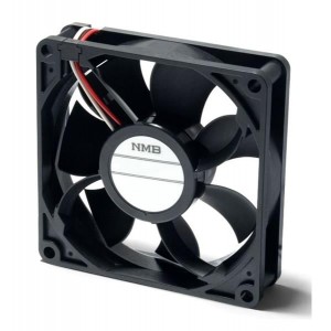 08020SA-12M-AL-00, Вентиляторы постоянного тока DC Axial Fan, 80x20mm, 12VDC, 39.9CFM, Rib, Locked Rotor Sensor, 3 Lead Wires