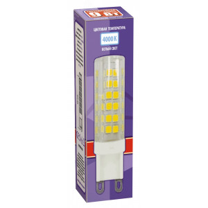 Лампа светодиодная PLED-G9 9Вт капсульная 4000К нейтр. бел. G9 590лм 175-240В 5001008