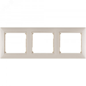 Рамка 3-м Valena горизонт. сл. кость Leg 774353