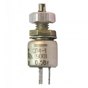 СП4-1б 0.5 А 2      10К, Резистор подстроечный непроволочный однооборотный 0.5Вт 10КОм ±30%