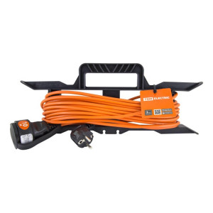 Удлинитель-шнур силовой на рамке УШз16 (штепс. гнездо, 10м ПВС 3х1,0) SQ1302-0331