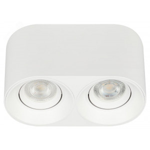 Светильник настенно-потолочный спот OL25-2 WH MR16/GU5.3, белый, поворотный Б0054384