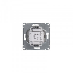 Переключатель проходной 1-кл. СП Glossa 10А IP20 (сх. 6) 10AX механизм бел. SE GSL000161