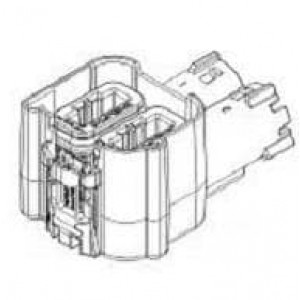 13849758, Автомобильные разъемы CON PP 1000 2W F SLD BLACK PBT