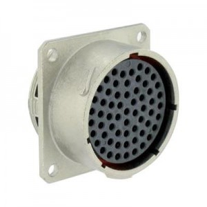 UT0W02461PH, Стандартный цилиндрический соединитель 61P Pin Receptacle Wall Mount Size 24