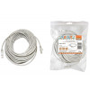 Патч-корд народный U/UTP Cat 5e 4PR 24AWG PVC, литой 20 м, серый SQ0115-0010