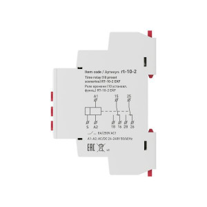 Реле времени (10 устанавл. функц.) RT-10-2 PROxima rt-10-2